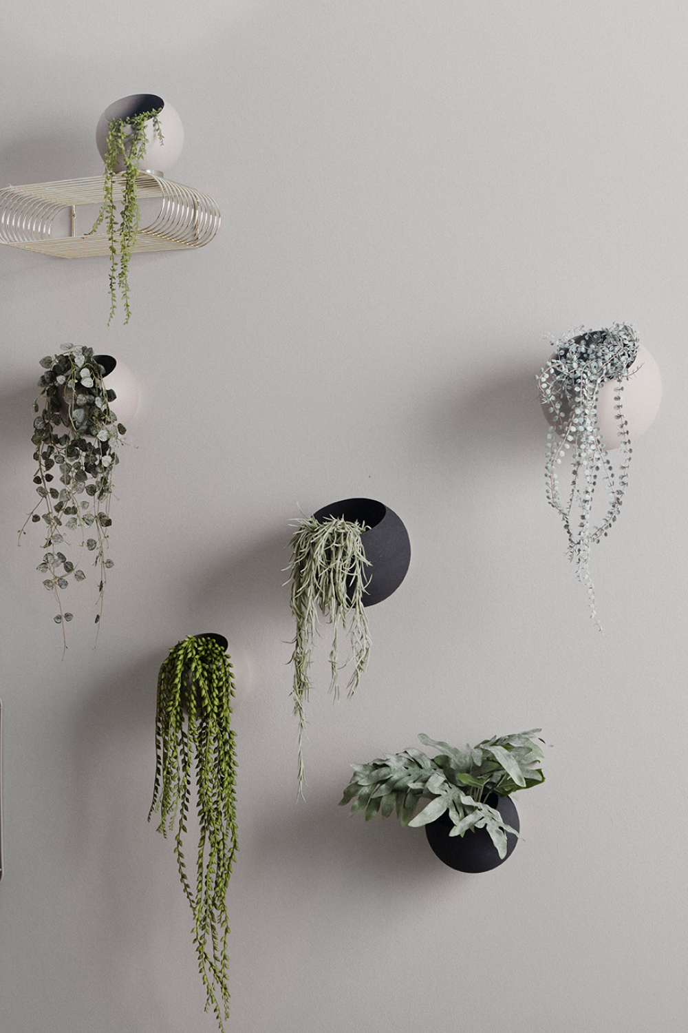 GLOBE wall flowerpot GLOBE wall flowerpot